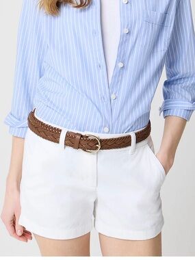 J.Crew Women’s 3.5” Classic Chino Shorts White Size 6